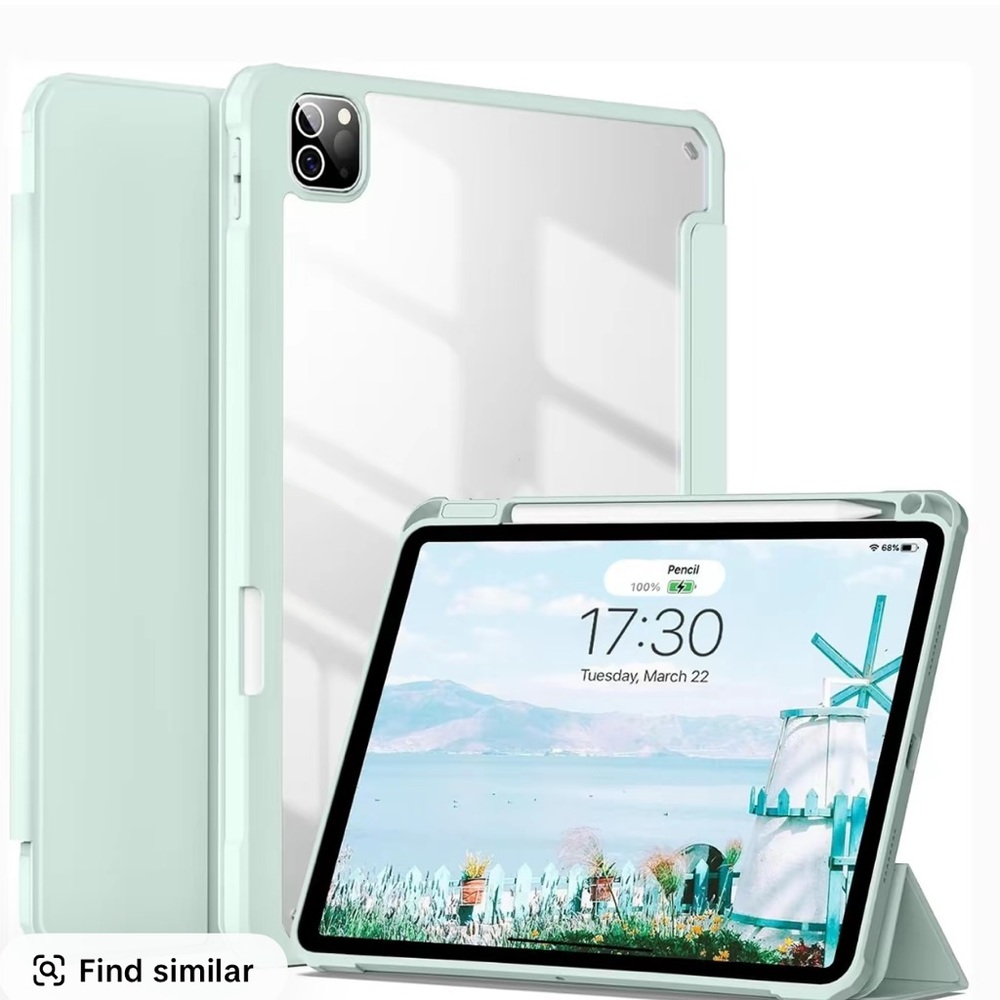 Mint Green Tablet Case for iPad Pro 11-inch